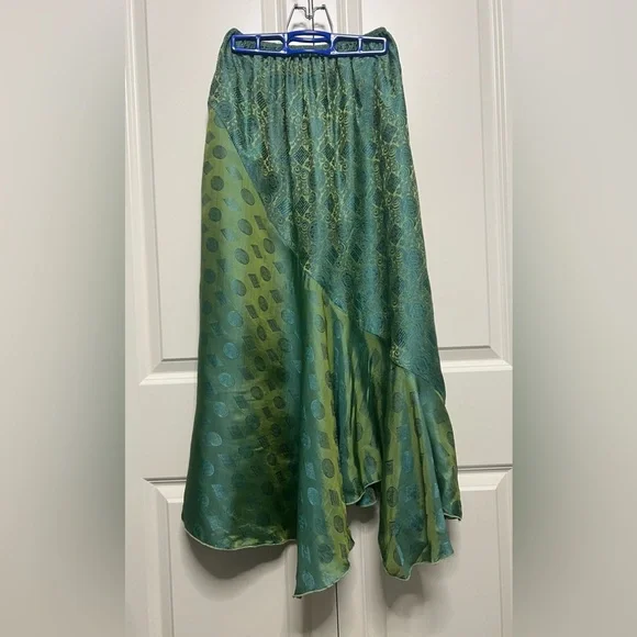 Bohemian Silk Skirt - Picture 1 of 5